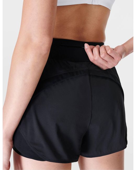 Sweaty Betty Black Women's Tempo Run Shorts