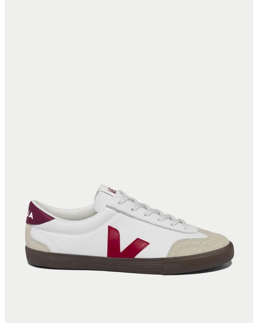 Veja White Women's Volley Leather Trainers