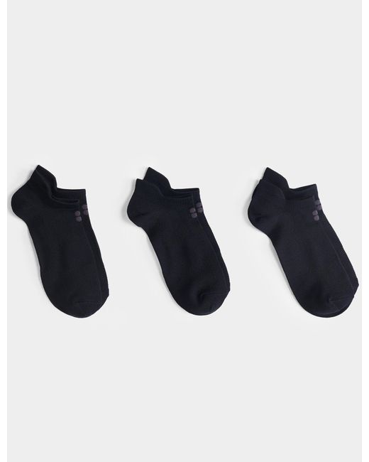 Sweaty Betty Blue Women's Lightweight Trainer Socks 3 Pack