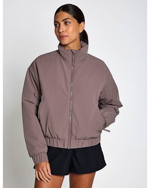 Columbia Purple Women's Amazestretch Insulated Bomber