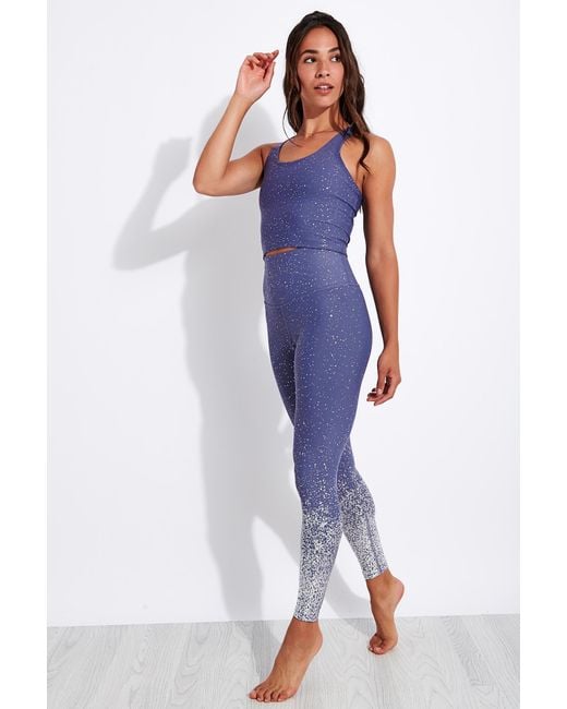 Beyond Yoga Alloy Ombre High Waisted Midi legging in Blue