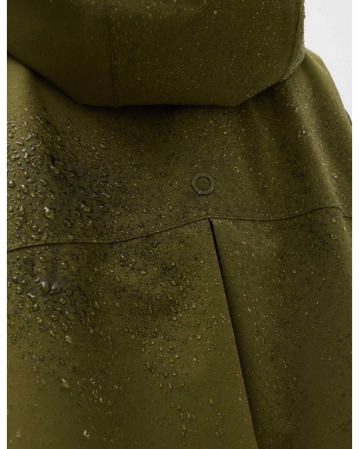 GOODMOVE Green Women's Stormwear Ultra Waterproof Pleat Back Parka