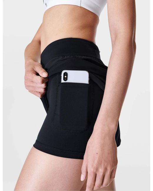 Sweaty Betty Black Women's Tempo Run Shorts