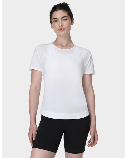 Sweaty Betty White Women's Breathe Easy Mesh T-shirt