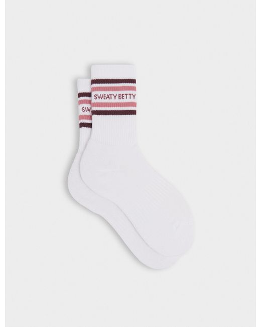 Sweaty Betty White Women's Varsity Slogan Socks