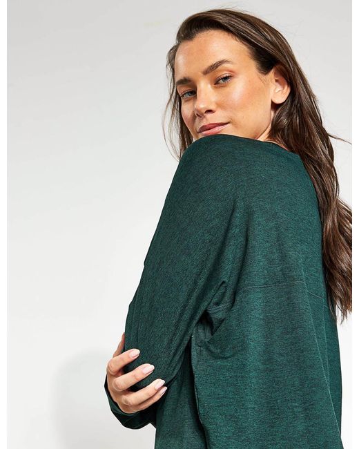 GIRLFRIEND COLLECTIVE Green Reset Long Sleeve Tee