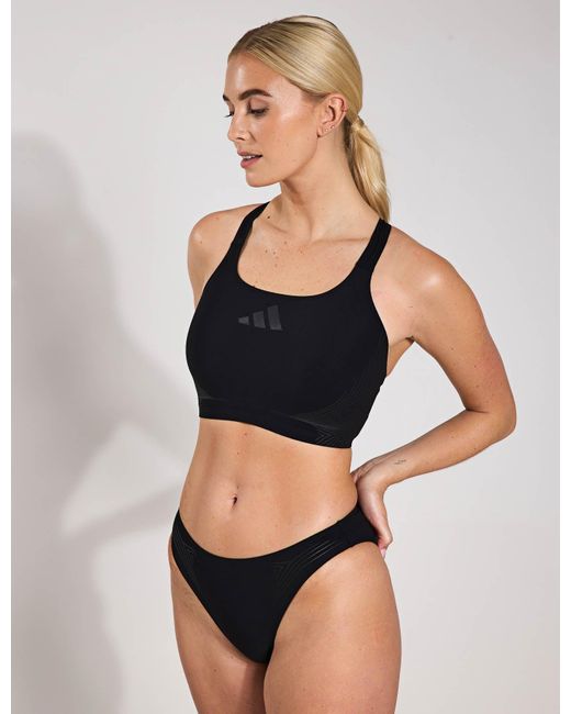 Adidas Black Women's Lanelux Y-back Bikini