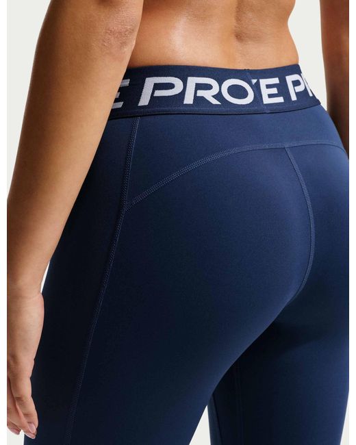 Nike Blue Women's Pro leggings