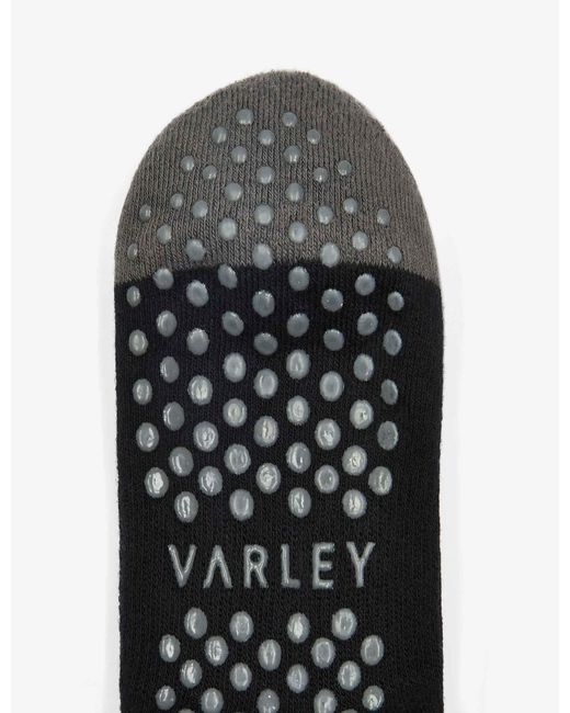 Varley Black Women's Kendrick Grip Sock