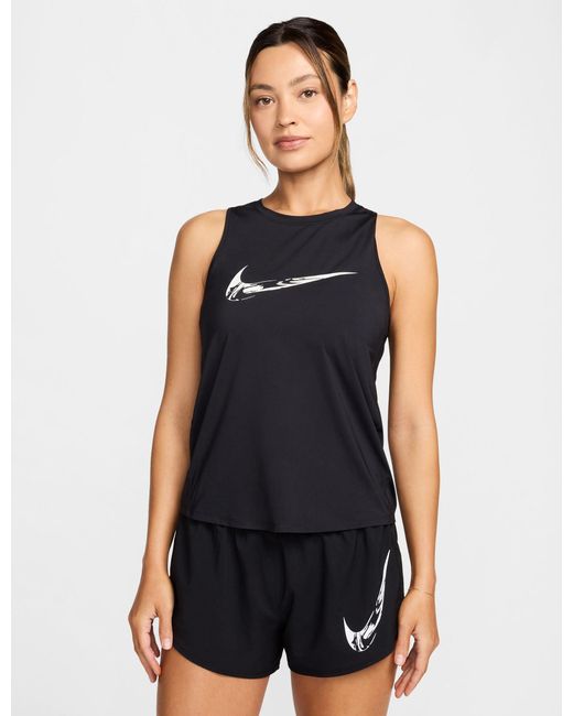 Nike Blue One Dri-fit Graphic Running Tank