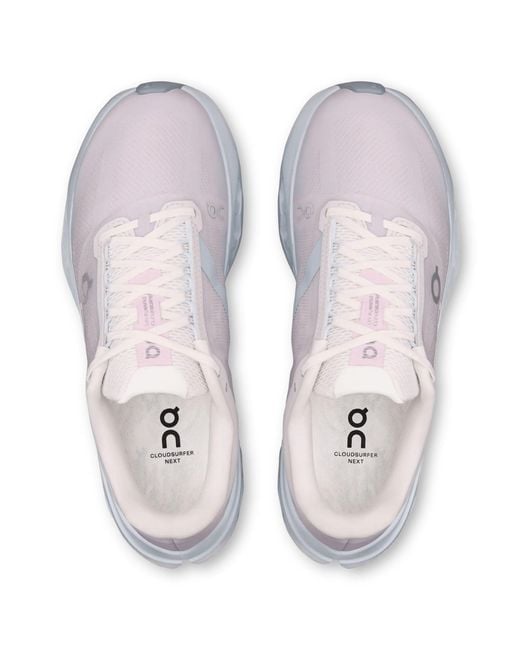 On Shoes White Women's Cloudsurfer Next Running Shoes
