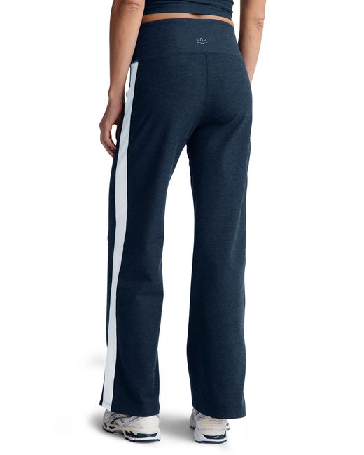 Beyond Yoga Blue Women's Spacedye Line Up Wide Leg Pant