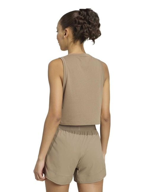Adidas Metallic Women's Train Essentials Boxy Workout Tank Top