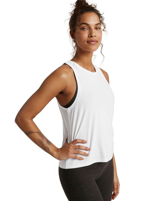 Beyond Yoga White Women's Featherweight Rebalance Tank