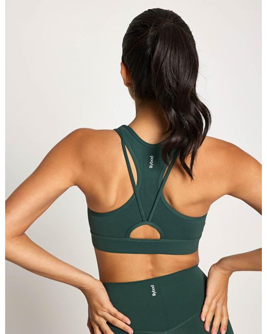 Lilybod Black Women's Frankie Cloud-core Sports Bra