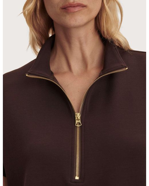Varley Brown Women's Ritchie Short Sleeve Sweat