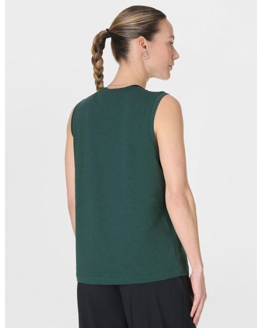 Sweaty Betty Green Women's Essential Sleeveless Vest