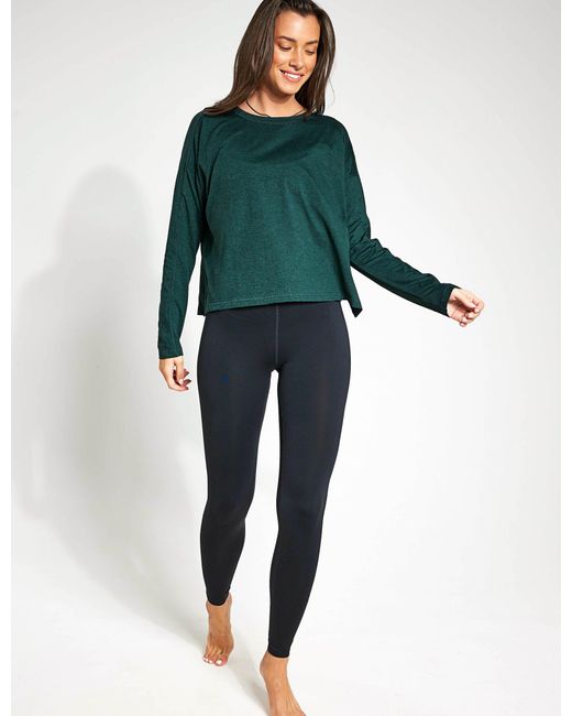 GIRLFRIEND COLLECTIVE Green Reset Long Sleeve Tee