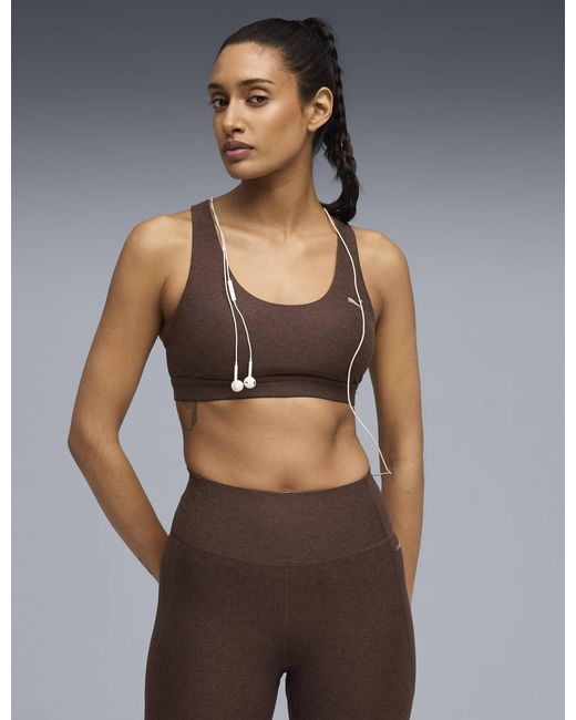 PUMA Brown Women's Cloudspun Training Sports Bra