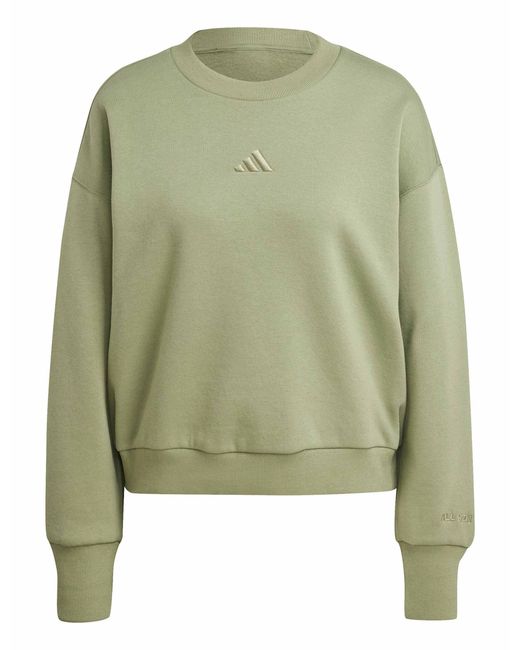 Adidas Green All Szn Fleece Loose Sweatshirt