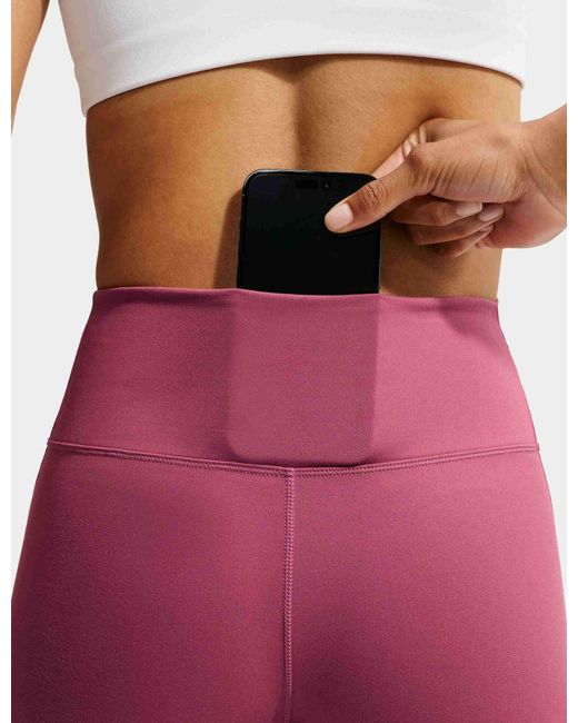 Nike Red Women's One High Waisted 7/8 leggings