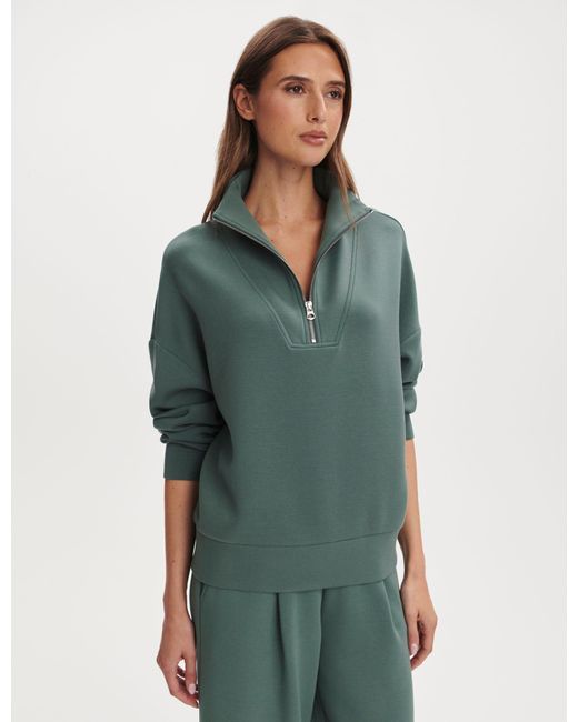 Varley Green Women's Hawley Half Zip Sweat