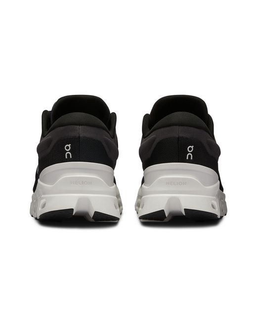 On Shoes Black Women's Cloudstratus 3 Road Running Shoes