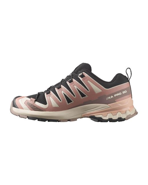 Salomon Brown Women's Xa Pro 3d V9 Trail Shoes