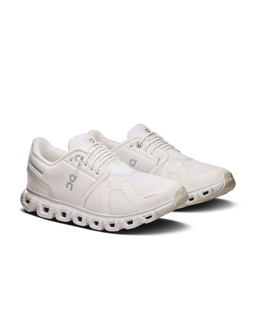 On Shoes White Women's Cloud 6 Trainers