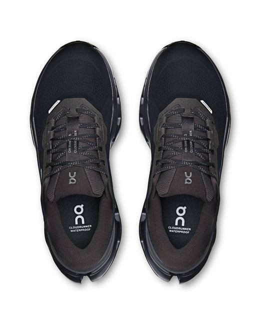 On Shoes Black Women's Cloudrunner 3 Waterproof