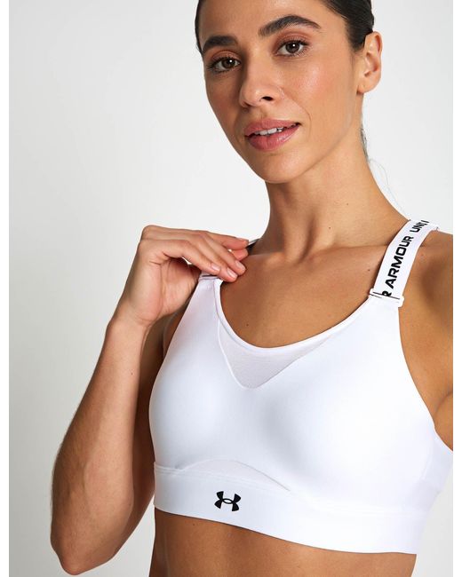 Under Armour White Women's Infinity 2.0 High Support Sports Bra