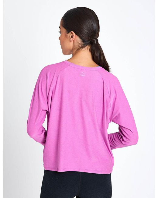 Beyond Yoga Pink Women's Featherweight Daydreamer Pullover