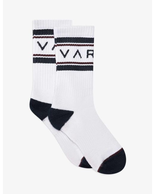 Varley White Astley Active Sock