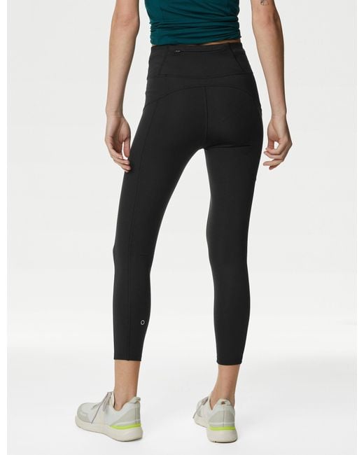 GOODMOVE Black Women's Go Move High Waisted 7/8 Gym leggings