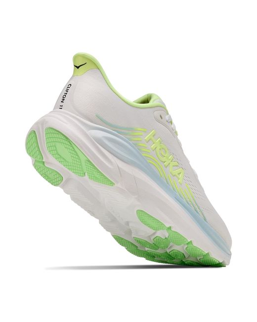 Hoka One One White Women's Clifton 11 Wide