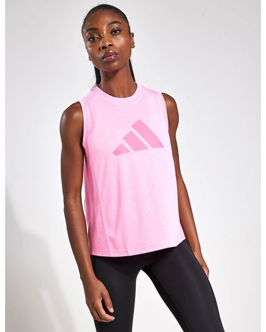 Adidas pink cheap training top