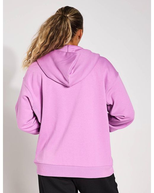 Adidas Purple Women's All Szn Fleece Full-zip Hoodie