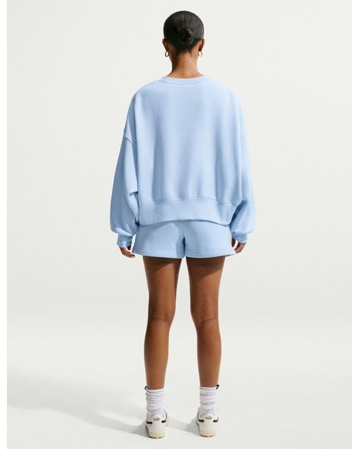 Nike Blue Women's Sportswear Phoenix Fleece Sweatshirt