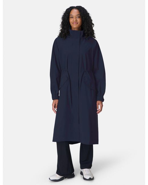 Sweaty Betty Blue Women's Motion Technical Longline Parka