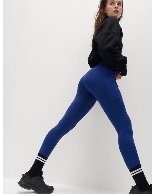 GOODMOVE Blue Women's Go Discover Stormwear Walking leggings