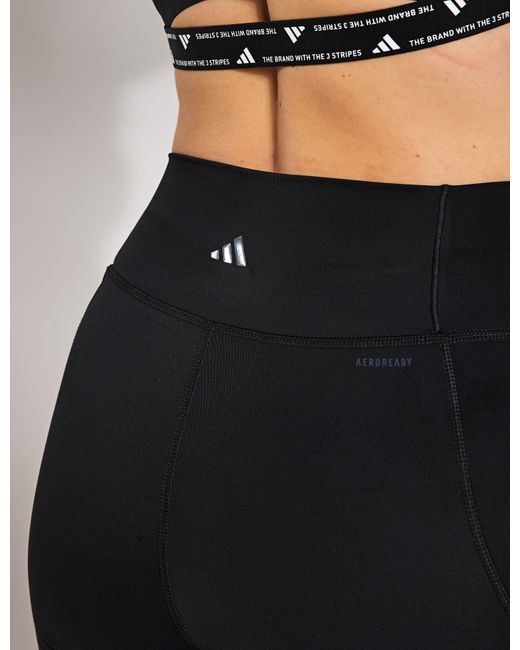 Adidas Black Women's All Me Essentials 7-inch Short leggings
