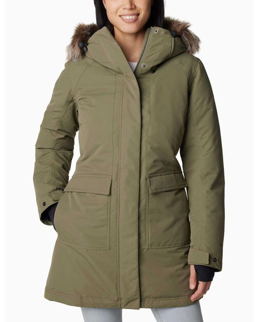 Columbia Green Women's Little Si Ii Waterproof Parka