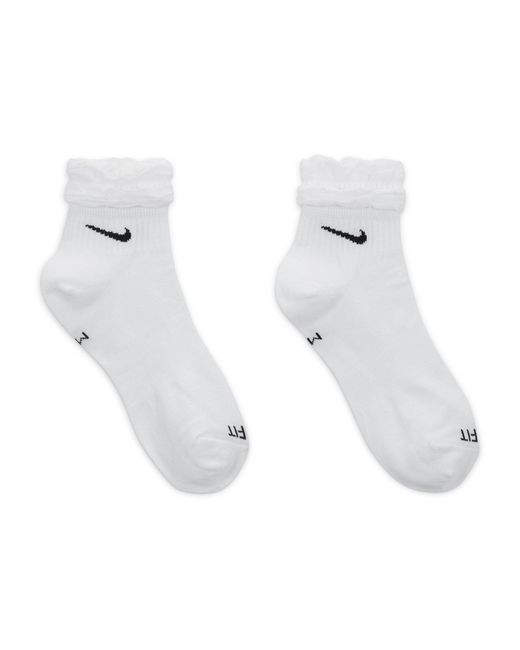 women's nike white long socks