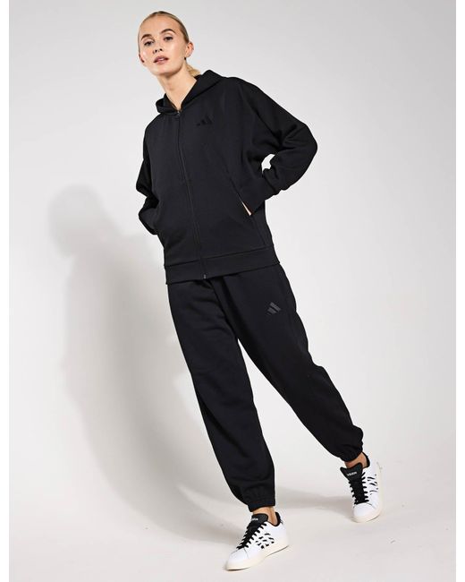 Adidas Black Women's All Szn Fleece Loose joggers