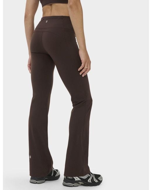 Sweaty Betty Brown Women's Power Gym Flared leggings