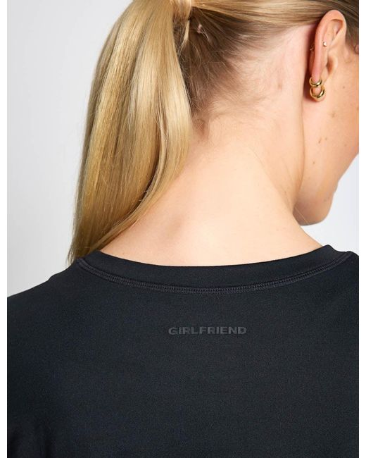 GIRLFRIEND COLLECTIVE Black Women's Reset Relaxed Workout Tee