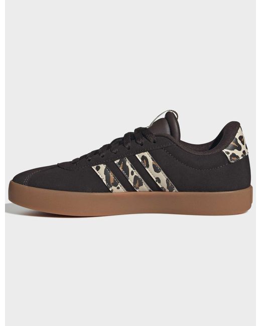 Adidas Brown Women's Vl Court 3.0 Shoes