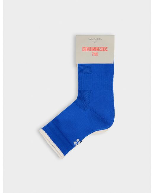 Sweaty Betty Blue Women's Crew Running Socks 2 Pack