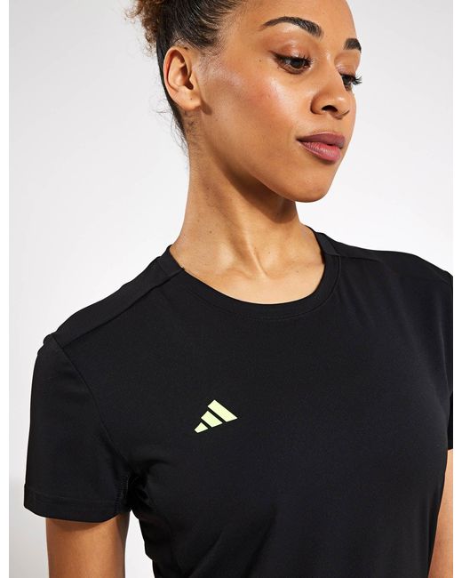 Adidas Blue Women's Adizero Essentials Running T-shirt