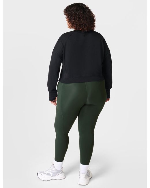 Sweaty Betty Black Women's After Class Crop Sweatshirt